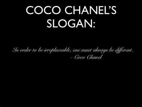 chanel slogan|coco channel slogan.